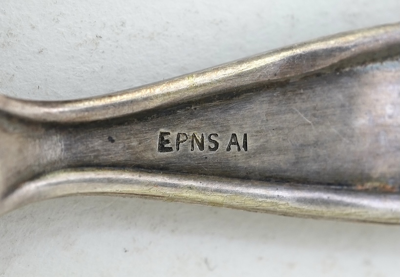 Seven assorted 19th and 20th century silver caddy spoons